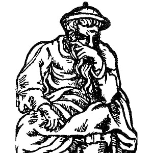 Illustration de Rabbi Akiva dans la Haggadah de Mantoue (1568)
