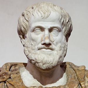 Buste d'Aristote, copie romain d'après un original grec de Lysippe, Palais Altemps - © Jastrow, 2006