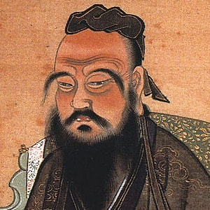 Confucius, Gouache sur papier, vers 1770.