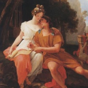 Auguste Vinchon, Properce et Cynthia à Tibur (vers 1815)