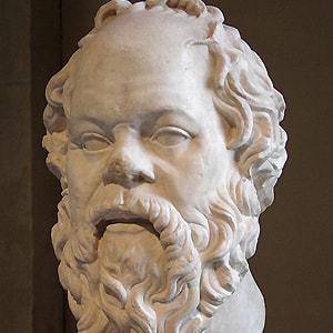 Copie de Lysippe, Portrait de Socrate, Musée du Louvre - © Eric Gaba, 2005